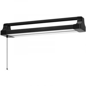 Ledvance Office Line Double Rotatable LED-Arbeitsplatzleuchte, schwarz, 24W, 2700lm, konzentrationsfördernde kaltweiße Lichtfarbe, rotierbarer Leuchtenkörper, lange Lebensdauer, IP20, 4000K