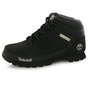 Image de Timberland Euro Sprint Hiker Waterproof, Bottes Chukka Homme, Noir (Black Nubuck), 40 EU