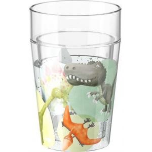 Haba 305140 Gobelet pailleté, motif de dinosaure
