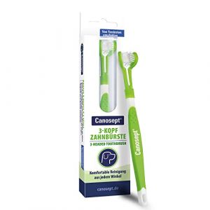 Canosept 3-Kopf Zahnbürste für Hunde