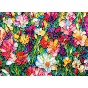 Image de Master pieces Stained Glass - Fleurs En Fleurs