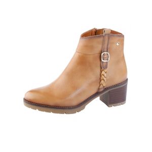 Pikolinos Bottines à tige basse avec tresse et talon bottier Naturel - Taille 39