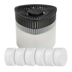 Wenko Déshumidificateur Prisma 6 x 500 g jusqu'à 40 m³ absorbeur d'humidité anti-humidité lutte contre l'humidité recharge déshumidificateur calcium