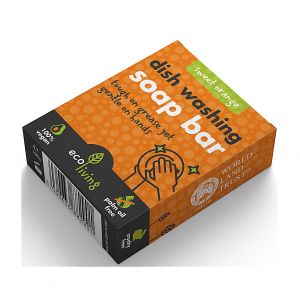 Eco Living Washing Up Soap Bar - Sweet Orange 100g