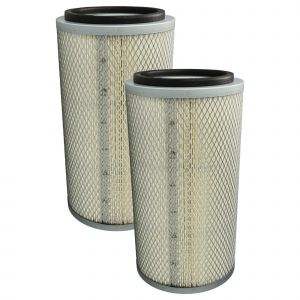 Vhbw 2x Filtre cartouche compatible avec Unicraft SSK 2.5, SSK 3, SSK 3.1, MSSG 105 A cabine de sablage - Filtre en papier avec maillage