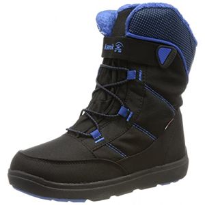 Kamik Stance2, Botte de Neige Garçon Unisex Kinder, Black Blue BAB, 22 EU