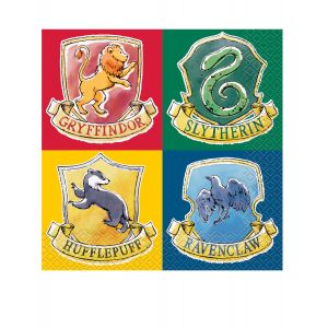 Unique Industries Inc 16 Serviettes Harry Potter 33 x 33 cm - Couleur Multicolore - Taille Taille