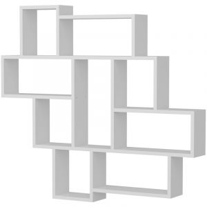 Etag&egrave;re murale PAROLA 103,5x115,5 cm blanche