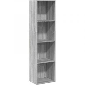 VidaXL Bibliothèque Sonoma Gris 40x30x152 Cm Bois D'ingénierie