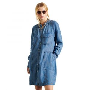 Image de Superdry Robe Courte Tencel Oversized L Mid Wash