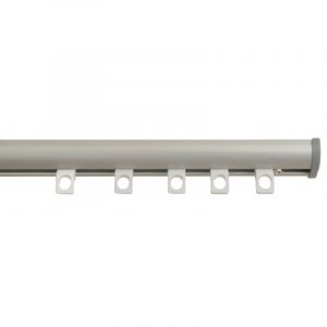 Secodir - decorail - Tringle rail pour rideau en aluminium L.1,50 m Coloris - Nickel