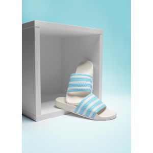 Adidas Adilette, 40 2/3 EU, bleu blanc