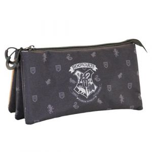 HARRY POTTER - Hogwarts - Trousse Triple '23x11x10cm' - Karactermania Trousse - 203508