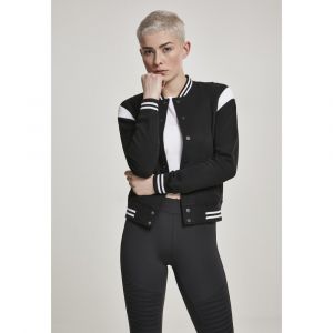 Urban classics Veste Inet College Sweater L Black / White