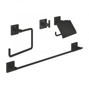 Grohe Start Cube Ensemble d’accessoires de salle de bains 4 en 1, 411152430,