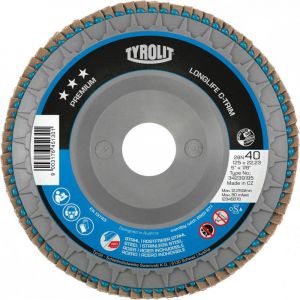 Tyrolit Disque à lamelles V2A 125mm K 40