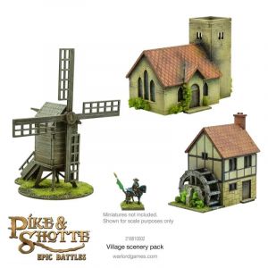 Warlord games Jeu de figurine Pike & Shotte Epic Battles - Village Scenery Pack Extension de jeux de figurines - WL-218810002