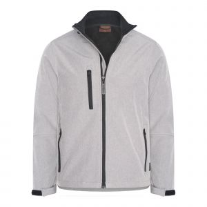 Cappuccino Italia - Veste Outdoor Hommes Veste Softshell Zip Gris - Gris - Taille L