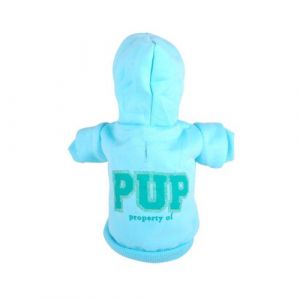 Dogi Sweat à capuche pour chien Pup - Taille M - Bleu