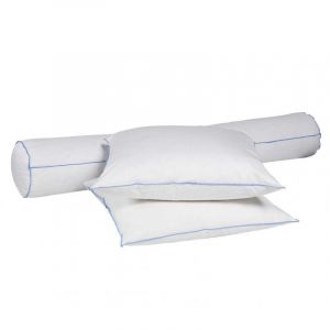 Someo Pack oreiller et traversin moelleux/ferme duvet de canard anti-allergènes 160