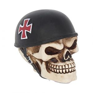 Nemesis Now Pommeau de levier de vitesse Skull Racer 8,5 cm, résine, ivoire