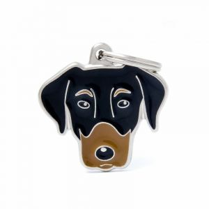 Myfamily Médaille colors pour dobermann