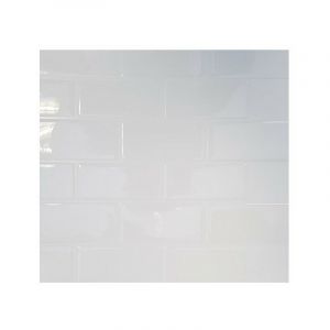 Carrelage Adhesif 3d Faience Blanc Access Deco