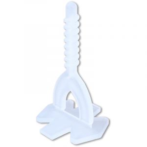 Diamwood Croisillons Autonivelants &agrave; Visser avec Adh&eacute;rence Optimale - 500 pi&egrave;ces - Dimensions : 3 mm - Adapt&eacute; pour Carreaux de 2 &agrave; 20 mm - Id&eacute;al pour Sol ou