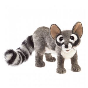 Folkmanis 3122 Hand Puppet Black - Grey - White