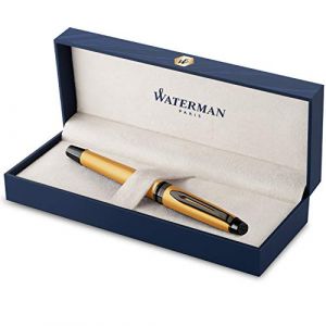 Waterman Stylo roller Expert Métallique Or pointe fine