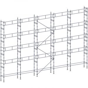 Image de Echafaudage façadier 160 m² garde-corps