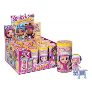 KOOKYLOOS - Poupée Surprise à Collectionner avec Accessoires de Mode, Chaussures, Robes et Jouets, avec 3 Expressions Amusantes (Collection complète)