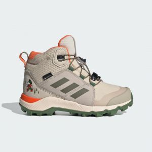 Image de Adidas Bottes Terrex Disney Mid GORE-TEX randonn&eacute;e beige orange enfant - 31