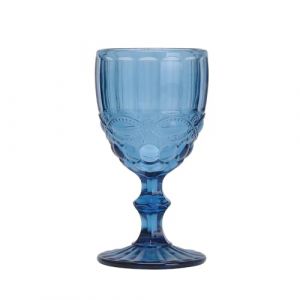 Garc&iacute;a de Pou Lot de 6 verres &agrave; vin 'Vintage' 260 ml &Oslash; 8 x 15,5 cm Bleu cristal