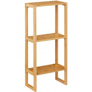 7h Seven House - Etagère modulaire en bambou à 2 niveaux 84x35x20cm 7house - Bambou