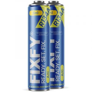 Recharge de gaz pour climatisation FIXFY 2 en 1 500 ml - 2 grands bidons + 70 % R134a