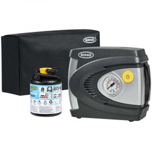 Ring Kit Anti-Crevaison Compresseur 12v + Flacon Compatible Tpms