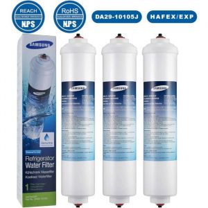 Andyou - Lot de 3 filtres &agrave; eau pour r&eacute;frig&eacute;rateur Samsung DA29-10105J hafex/exp WSF-100, DA99-02131B, EF9603, haier lg