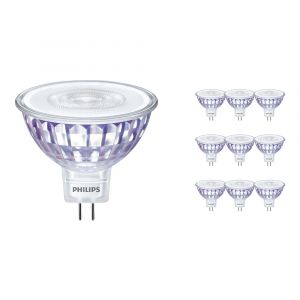 Philips Lot 10x Corepro LEDspot GU5.3 MR16 7W 621lm 36D - 830 Blanc Chaud | &Eacute;quivalent 50W