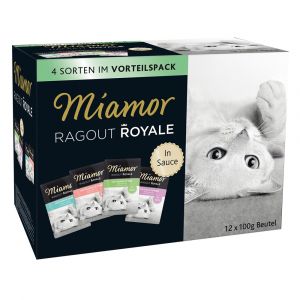 Image de Offre découverte mixte Miamor Ragoût Royal 12 x 100 g - 4 saveurs en sauce