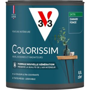 V33 Peinture Colorissim satin Canard foncé 0L5