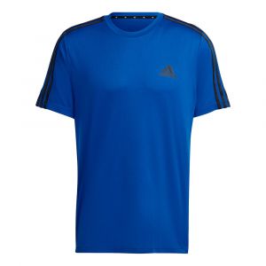 Adidas Tshirt AEROREADY Designed To Move Sport 3 bandes Bleu - Taille L