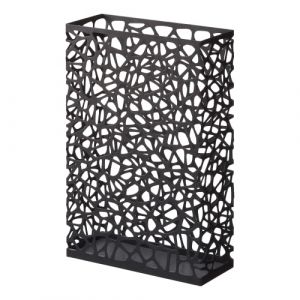 Yamazaki Nest Support pour parasol, Acier, Noir, Large