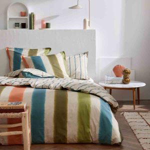Designers Guild Housse de couette en percale de coton multicolore 140x200cm