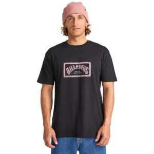 Billabong T-shirt Arch Frame manches courtes noir rose - S