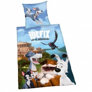 Idéfix et les Indomptables Parure de lit Ensemble 140 x 200 cm + 70 x 90 cm 4442601077