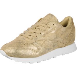 Reebok Classic Leather Shimmer Or Baskets/Rétro-Running/Baskets Femme