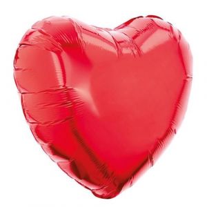 Image de Ballon Gonflable "Cœur" 45cm Rouge rix