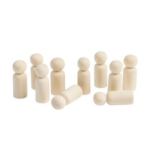 Eduplay Personnes en bois set de 10 petits