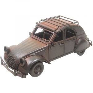 Signes Grimalt Voiture vintage en métal pour collectionneurs – Modèle classique à 4 portes, cadeau parfait pour les amateurs de véhicules.